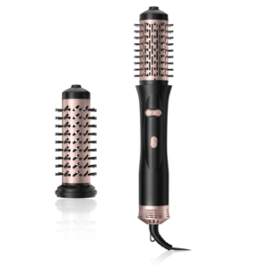 Customized Design Volumizing 360 Degree Auto Rotation Hot Air Brush Hair Curler Round Electric Hot Air Brush - Product Image 1