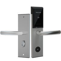 Cerradura de Puerta de Hotel RFID con Desbloqueo por Tarjeta y Llaves, con Software de Gestión de Tarjetas de Acceso