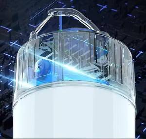 Lampe de camping solaire LED longue portée avec fonction de banque d'alimentation, lumière d'urgence et affichage électrique intelligent - Product Image 4