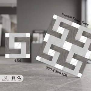 Carreaux de sol en céramique 300x300mm, impression numérique, carreaux modernes émaillés mats pour salle de bain, couloir, sol intérieur - Product Image 6