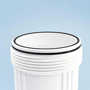 맞춤형 흰색 플라스틱 필터 하우징 가정용 물 처리 필터 식수 단일 실린더 필터 병 10 - Product Image 4