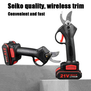 Li-ion Battery Powered Cordless Pruning Operated Tree Pruner Cutting Scissors Shears <b>for</b> Yards Black High Quality Li-ion Battery - Product Image 3