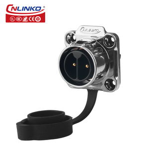Fabricante de conectores Cnlinko IP68 M20 LP20 2 pines tipo tornillo hembra macho enchufe impermeable Cable conectores de aviación - Product Image 5