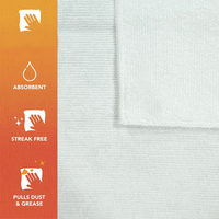 Serviette en microfibre 40*40cm 350gsm 80% Polyester 20% polyamide Chiffon de nettoyage Polissage de voiture Chiffon en microfibre Serviettes de cuisine pour voiture