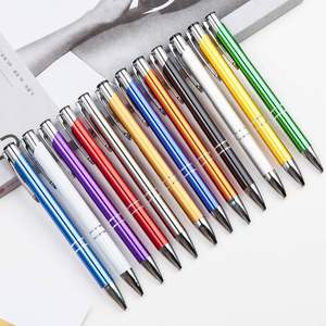 Promotion Plastic <b>Ballpoint</b> <b>Pens</b> Bulk Pack Personalized Custom Laser Engraved Print Branded Logo Manufacturer Cheap 0.5mm Tip - Product Image 1