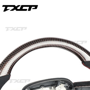 Apto para Dodge PU Charger <span class=keywords><strong>Srt</strong></span> 2012 Challenger Volante de fibra de carbono de cuero perforado - Product Image 2