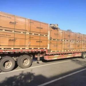 Panneaux solaires bifaciaux Topcon noir pur 455w 500w Panneaux solaires utilisés pour le système de stockage d'énergie domestique Stock UE - Product Image 1