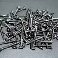Vis de machine de haute qualité pour cloisons sèches en plâtre noir de 20 mm, 25 mm, 30 mm, 40 mm, 50 mm, M3.5, M4.2, couleur noir/gris, pour l'Amérique du Sud