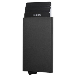 Offre Spéciale SHIMENGFU Modèle <span class=keywords><strong>Yamo</strong></span> Porte-cartes de crédit et d'identité multicolore en aluminium à poussoir latéral, style Normcore/Minimaliste, sans fermeture, 70g - Product Image 1