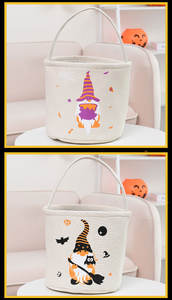 Cesta de Halloween para Niños, Cesta de Halloween de Gran Capacidad, Bolsa para Dulces - Product Image 5