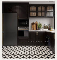 Carreaux muraux en porcelaine 200x200mm, effet encaustique, isolation thermique, antibactériens, antidérapants