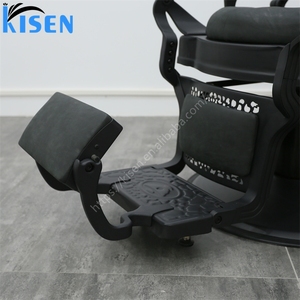 KISEN Premium Quality <b>Retro</b> Barber <b>Chair</b> Reclining Feature PU Leather 360 Degree Rotation Eco-Friendly Design - Product Image 6