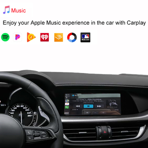 Apple CarPlay inalámbrico y Android Auto para <span class=keywords><strong>Alfa</strong></span> <span class=keywords><strong>Romeo</strong></span> <span class=keywords><strong>Stelvio</strong></span> <span class=keywords><strong>2018</strong></span> Mirror Link AirPlay Plug Play Radio Detector de radar integrado - Product Image 3