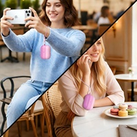 Étui de protection en silicone moulé par injection à dégradé tricolore personnalisé pour AirPods Pro 3 avec compatibilité Bluetooth