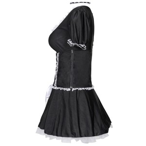 Ensemble d'uniforme de demoiselle d'honneur romantique grande taille S-L, lingerie sexy, costume de séduction, uniforme de jeu en gros - Product Image 4