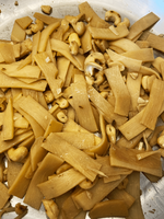 Tiras de brotes de bambú en conserva con vinagre salado, enlatadas, paquete de 2.95 kg para el mercado estadounidense