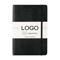 Logo personnalisable impression mode exercice planificateur journal A5 cahier en cuir Pu