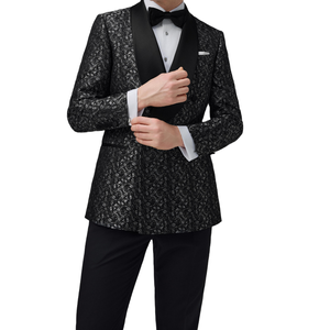 Chaquetas hechas a medida, chaqueta <span class=keywords><strong>de</strong></span> traje negra <span class=keywords><strong>de</strong></span> <span class=keywords><strong>alta</strong></span> <span class=keywords><strong>costura</strong></span> sólida moderna, traje <span class=keywords><strong>de</strong></span> gama <span class=keywords><strong>alta</strong></span> italiano <span class=keywords><strong>de</strong></span> negocios para hombre - Product Image 6