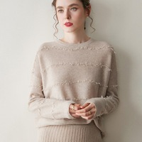 Pull en cachemire 100% classique, écologique, pour femmes, OEM ODM