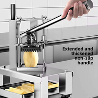 Beste Goedkope Hete Verkoop Keukengereedschap Handmatige Hand Frietjes Snijder Groente Fruit Snijder Aardappel Komkommer Snijder