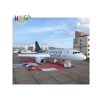 Avion gonflable géant personnalisé pour la publicité et le transport, 10 m, avion/Airbus/aéronef