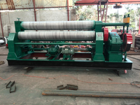 Machine à cintrer les tôles à trois rouleaux symétriques W11-12x3000, alimentation directe usine, avec structure de transmission stable
