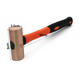 Marteau en cuivre rouge de haute qualité IMPA 612643-45 avec manche composite, qualité DIY et industrielle, fabriqué en Chine - Product Image 4
