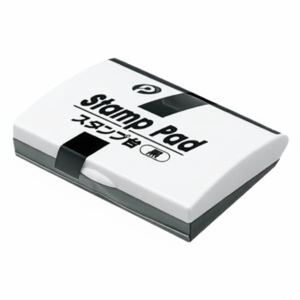 Cuscinetto nero dell'inchiostro della tasca per la stampa & la timbratura - Product Image 1