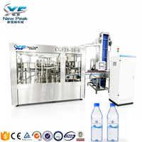 Nouvelle solution complète Peak pour usine de remplissage automatique d'eau potable et machine de remplissage d'eau en bouteille en plastique