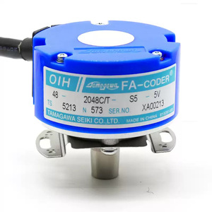Encodeur Tamagawa Fa-Coder Ts5213n573 5V à montage sur bride avec câbles de connexion - Product Image 1