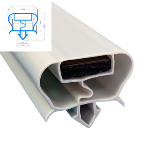 Chất Lượng Tốt Whit Màu Linh Hoạt Từ Tủ Lạnh Cửa Con Dấu Moodel 2025 Flap Loại - Product Image 1