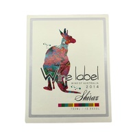 Papel con Relieve Personalizado de Fábrica, con Lámina Dorada en Relieve y UV Localizado, para Etiquetas de Botellas de Vino y Whisky