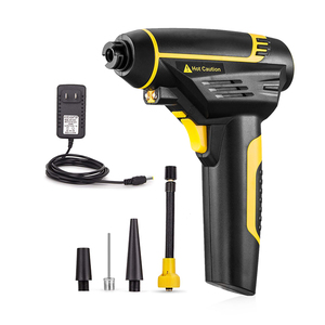 جبل ارتفاع ضغط مضخة هواء بقبضة مسدس مقياس ضاغط الهواء 150Psi دراجة مضخة كهربائية مضخة نافخ هواء الرقمية بالون نافخة - Product Image 1