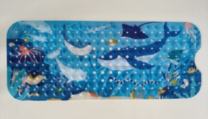 Alfombra <span class=keywords><strong>de</strong></span> <span class=keywords><strong>Baño</strong></span> Extra Larga YIJU OEM <span class=keywords><strong>de</strong></span> 100x40 cm con Diseño <span class=keywords><strong>de</strong></span> Burbujas y Dibujos Animados, Ventosas <span class=keywords><strong>de</strong></span> PVC, Orificios <span class=keywords><strong>de</strong></span> Drenaje, Antideslizante para Ducha y Bañera - Product Image 5