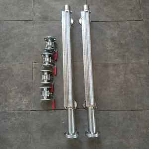 Jauge de niveau magnétique industrielle en acier inoxydable, indicateur de niveau de liquide pour le traitement chimique, le stockage d'huile, les réservoirs de traitement de l'eau - Product Image 5