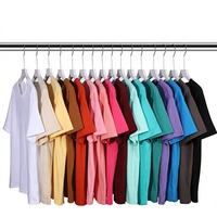 Kaos oblong katun combed 200g, model O-neck, potongan longgar, bernapas, anti air, promosi, lengan pendek, logo di lengan kanan, gaya Jepang