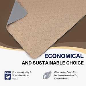 Produsen profesional dapat digunakan kembali berlapis penyerap inkontinensia bantalan tempat tidur dapat dicuci nyaman digunakan kembali untuk dewasa - Product Image 6