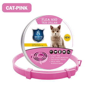 <span class=keywords><strong>Collar</strong></span> <span class=keywords><strong>Antipulgas</strong></span> Ajustable para Mascotas, Diseño Sólido de Silicona y Plástico, Protección Contra Pulgas y Garrapatas - Product Image 1