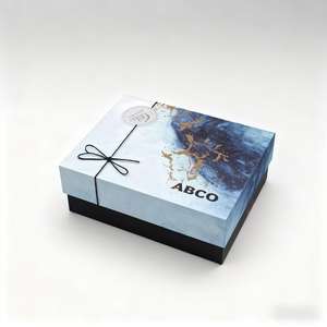 Venta al por mayor <span class=keywords><strong>de</strong></span> alta calidad, conjunto magnético blanco y azul, caja <span class=keywords><strong>de</strong></span> regalo barata, embalaje <span class=keywords><strong>de</strong></span> cartón, <span class=keywords><strong>cajas</strong></span> <span class=keywords><strong>de</strong></span> papel <span class=keywords><strong>de</strong></span> regalo magnéticas plegables - Product Image 4