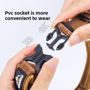 Adjustable Breakaway Nylon Modern Eco-Friendly <strong>Dog</strong> <strong>Collar</strong> Reflective Solid <strong>Color</strong> Large <strong>Dogs</strong> Anti-Pull Walking Leash Attachment - Product Image 6