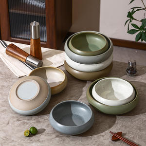 Cuenco de cerámica Retro para sopa, cuenco grande para mezclar ensaladas, porcelana, <span class=keywords><strong>Sushi</strong></span>, Sashimi, plato hondo, fruta, postre, cuenco para servir - Product Image 5