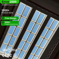 Plafond de toit ouvrant virtuel simulant le soleil et le ciel bleu, IP54, SMD2835, haute luminosité, intelligent, bureau, maison, ciel bleu artificiel
