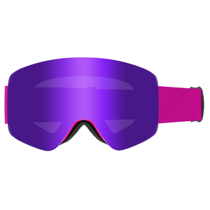Winter Skiing Magnetic Ski Goggles Anti-fog Snowboarding UV protection Custom <b>Bracket</b> Ski Goggles - Product Image 1