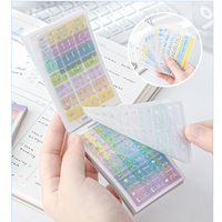 Livre d'autocollants décoratifs multifonctions découpés sur mesure, feuilles d'autocollants personnalisées, autocollants et décalcomanies pour agendas, journaux, carnets et fournitures de bureau