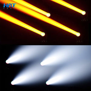 Светодиодный мини-прожектор HAT 295W с кольцевым лучом, высокой яркостью и подвижной головкой для свадеб и караоке - Product Image 4