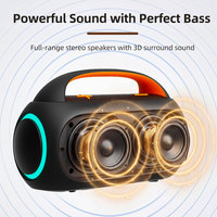 Altavoces Bluetooth Portátiles de Alta Gama para Exteriores 2026 con Asa de Transporte y Efectos de Iluminación LED, Altavoz para Fiestas