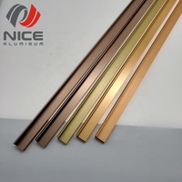 1.5 m Afrique du Sud anodisation couleur aluminium cadre photo série 6000 profilés en aluminium découpés sur mesure pour les décorations