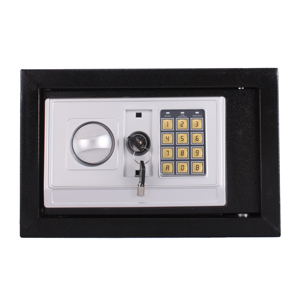 Panneau <span class=keywords><strong>EA</strong></span> pas cher 20cm de haut Petit mini coffre-fort casier coffre-fort personnel pour l'argent Serrure numérique avec clés d'urgence - Product Image 1