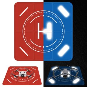 FPVTosky Plateforme d'atterrissage double face de 51 cm réfléchissante nocturne à pliage rapide, accessoires de drone pour DJI Avata 2 - Product Image 2