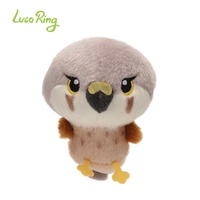 Llavero de Peluche Personalizado de Halcón de 10cm, Colgante para Bolsa con Diseño de Animal, para Parques Temáticos, Tiendas, Fábricas, Personalización Global OEM ODM